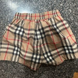 Infant Burberry Swim trunks